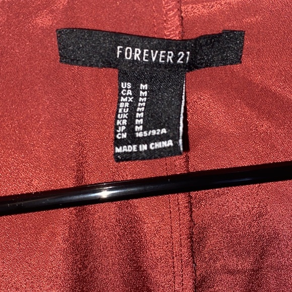 F21 Rusty orange midi dress - Picture 8 of 9